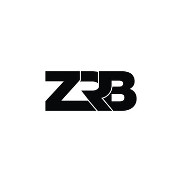 ZRB letter monogram logo design vector