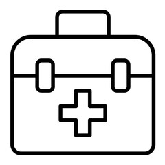 Obraz premium First aid kit icon