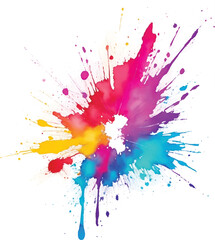 colorful ink splashes, Bright colorful watercolor splash splatter stain brush, Bright colorful watercolor splash splatter stain brush, Color powder splash for Holi gulal, Colorful Paint, Ink Splashes.