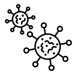 Fototapeta premium Bacteria icon