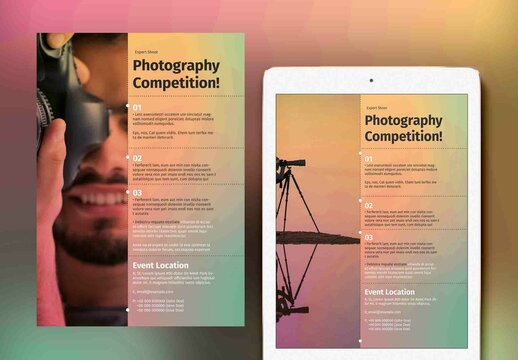 Modern Photography Flyer Layouts