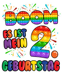 Boom It's My 2nd Birthday 2 year old pop it fidget