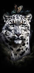 Fototapeta premium Close up view of cheetah AI generative
