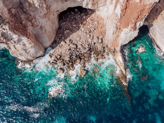 Landschaftsaufnahme Drohne Meer 