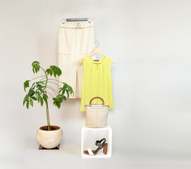 group of clothes accessories 