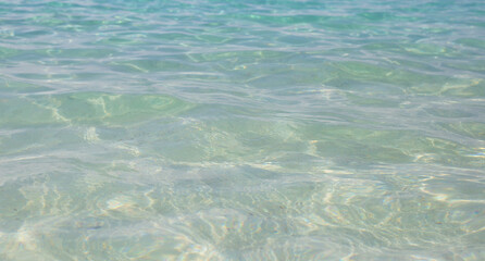 Blue sea water surface texture. Blue ocean summer