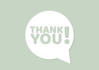Background Thank You vector design banner
