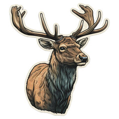 elk sticker, Generative AI