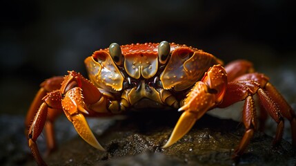 close up of crab, generative ai