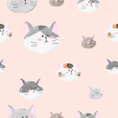 Pattern Little fat cat