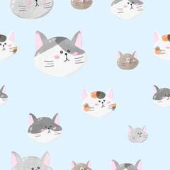 Pattern Little fat cat
