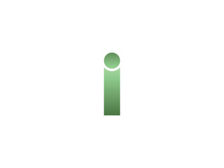 I green leaves letter swoosh ecology logo, Dots Letter I Logo. I Letter Design Vector with Dots.Vector Lettering Illustration of a Colorful Alphabet with Bubbles.