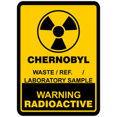 Obraz premium Warning, laboratory sample, sign vector