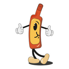 Characters bottle