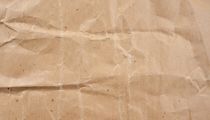Brown wrinkle recycle paper background