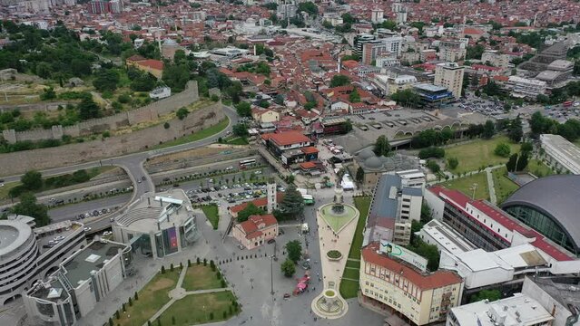Skopje in Mazedonien aus der Luft | Aerial View of Skopje in Makedonia
