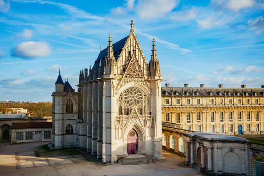 Sainte-Chapelle within fortifications of the Vincennes castle