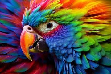 Colorful Transformation From Splash to Parrot. Generative AI