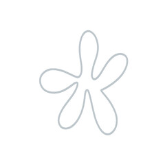 abstract flower logo