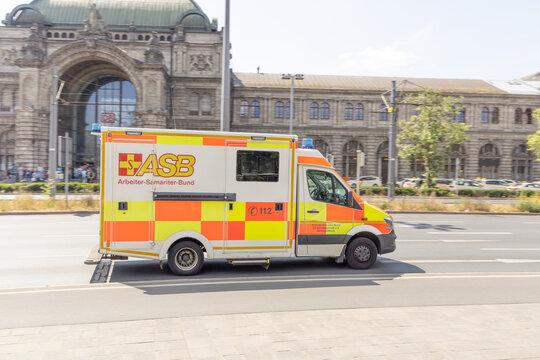 Rettungswagen in N&uuml;rnberg