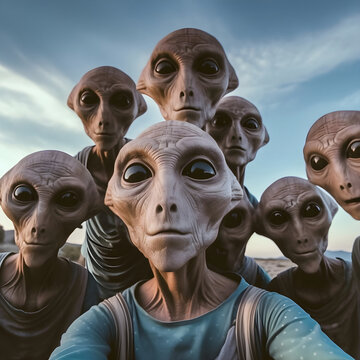 Arrivano gli alieni, selfie