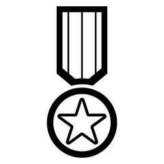 Medal icon. Award symbol