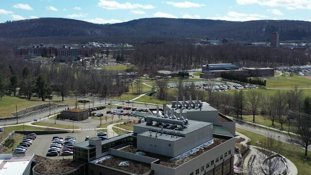 Aerial Shot of SUNY Binghamton University