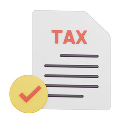 tax 3D icon