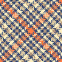 Plaid texture seamless of tartan fabric pattern with a vector background check textile.