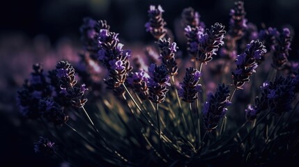 Obraz premium lavender in the field, generative AI 