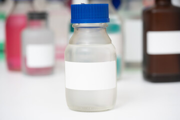 glass laboratory bottle