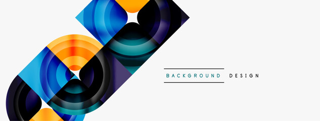 Circle abstract background. Wallpaper, banner, background, landing page, wall art, invitation, print, poster