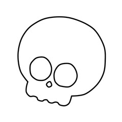 Halloween icon broader cuteness blackie line