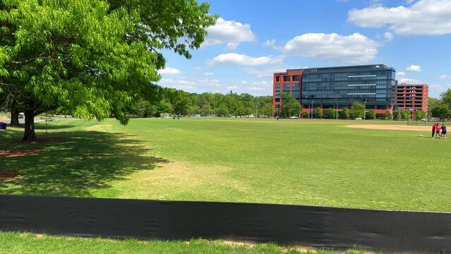 Cinematic View of the Engineering Field at the University of Maryland