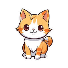 Joyful Cat: Animated 2D Illustration