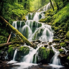 Fototapeta na wymiar Awe-Inspiring Waterfalls