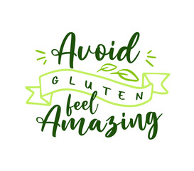 Hand drawn keto diet slogan illustration lettering 