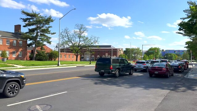 Pan View of Service Building at the University of Maryland