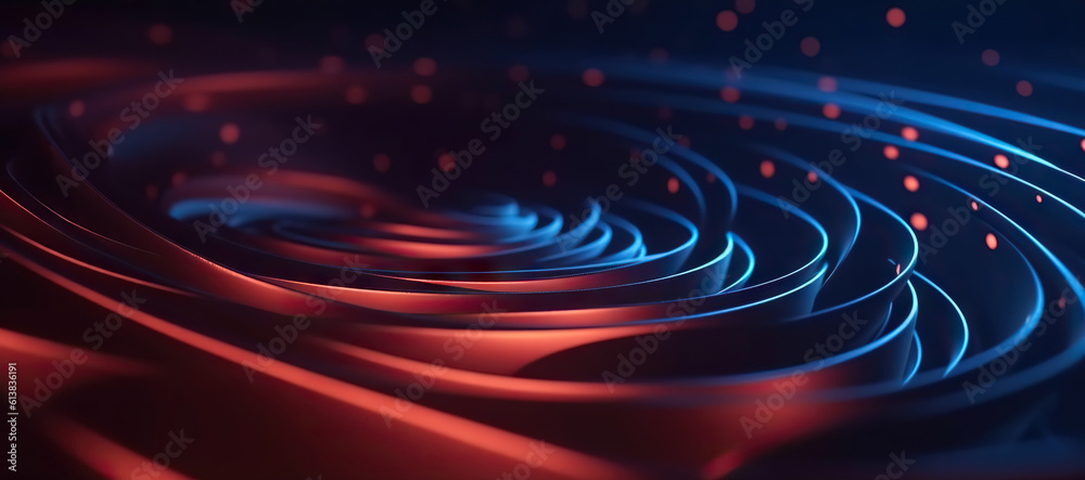 Wall mural modern digital abstract 3d background