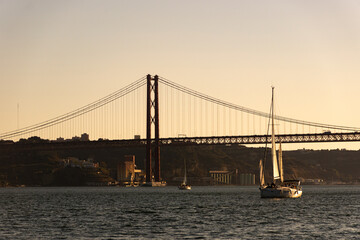Fototapeta premium Tagus River in Lisbon, Portugal