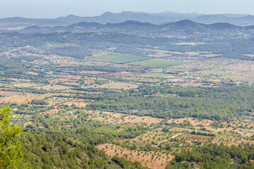Fototapeta na wymiar Aerial view of Mallorca, Balearic Islands, Spain