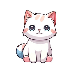 Captivating Cat: Cute 2D Character Design