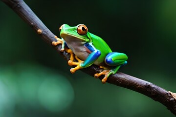 red eyed frog