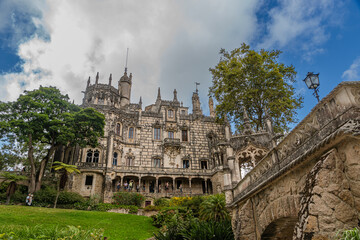 Beautiful architecture in Sintra, Portugal