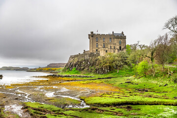 Fototapeta na wymiar Dunvegan castle view, Scotland, Isle of Skye