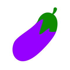 Healthy organic eggplant 