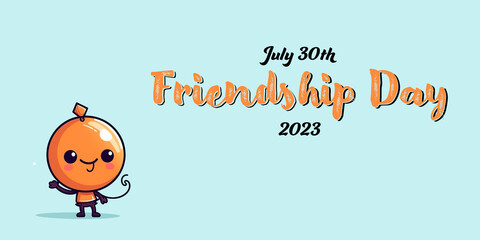 Friendship Day Background Illustration