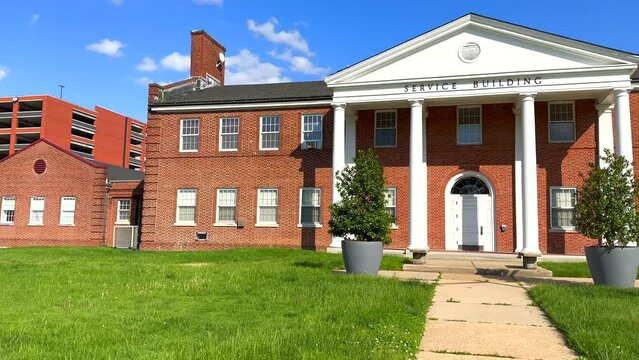 Pan of University of Maryland Service Building