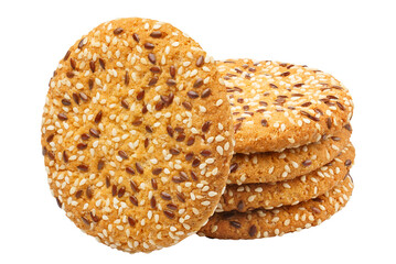 Delicious oatmeal cookies, cut out