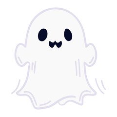 Halloween cute spooky ghost